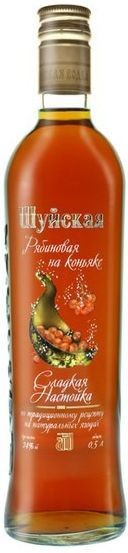 Ликер "Shuyskaya", Ashberry with Brandy, 0.5 л