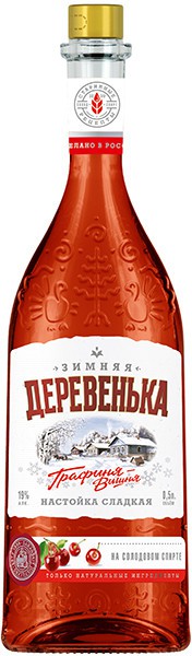 Ликер "Zimnyaya derevenka" Countess Cherry, 0.5 л