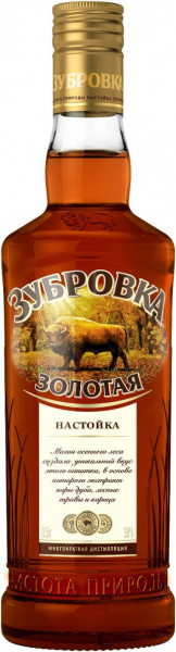 Ликер "Zubrovka" Zolotaya, 0.5 л
