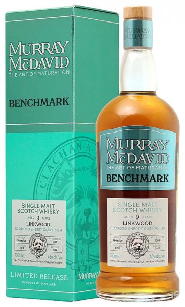 Виски Murray McDavid, "Benchmark" Linkwood 9 Years Old, gift box, 0.7 л