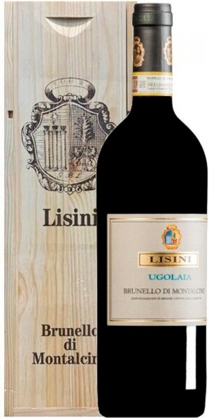 Вино Lisini, Brunello di Montalcino "Ugolaia", 2016, wooden box, 1.5 л