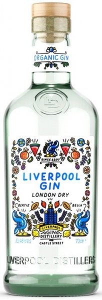 Джин "Liverpool" Organic Gin, 0.7 л