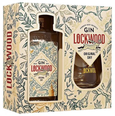 Джин "Lockwood" Original Dry, gift box with glass, 0.5 л