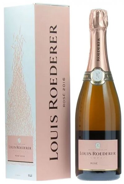 Шампанское Louis Roederer, Brut Rose AOC, 2016, "Grafika" gift box