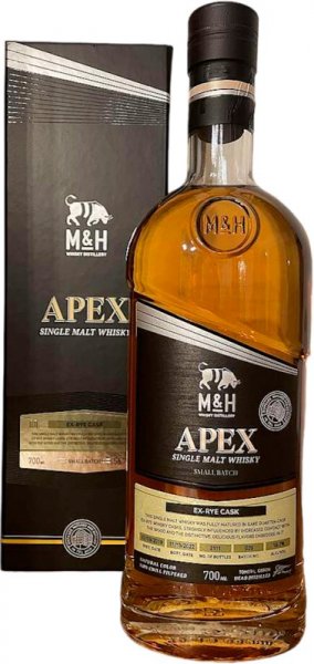 Виски M&H, "Apex" ex-Rye Cask, gift box, 0.7 л
