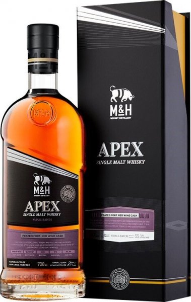 Виски M&H, "Apex" Peated Fortified Red Wine Cask, gift box, 0.7 л
