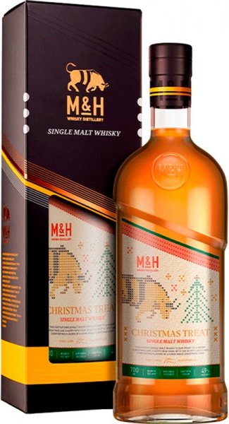 Виски M&H, "Christmas Treat", gift box, 0.7 л