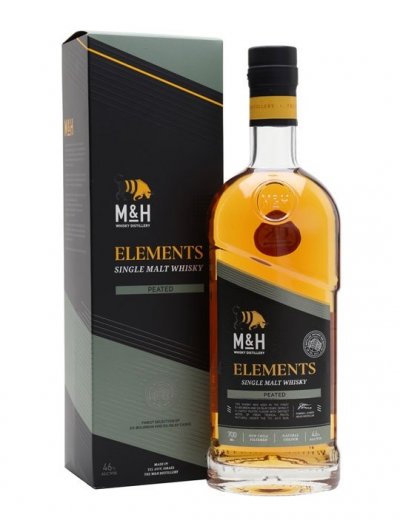 Виски M&H, "Elements" Peated, gift box, 0.7 л