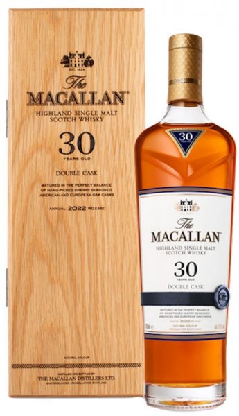 Виски "Macallan" Double Cask 30 Years Old, wooden box, 0.7 л
