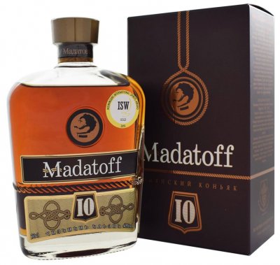 Коньяк "Madatoff" 10 Years Old, gift box, 0.5 л