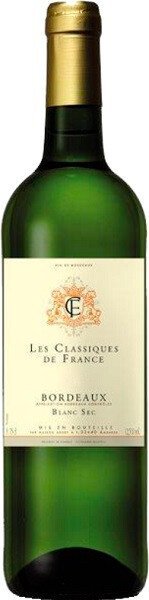 Вино Maison Bouey, "Les Classiques de France" Blanc, Bordeaux AOC, 2020