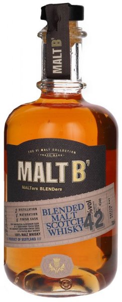 Виски "Malt B'" Scotch Blended Malt, 0.7 л