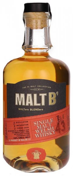 Виски "Malt B'" Wales Single Malt, 0.7 л