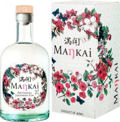 Джин "Mankai", Artisanal Japanese, gift box, 0.7 л