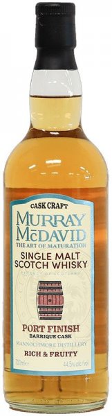 Виски Murray McDavid, "Cask Craft" Mannochmore Port Finish, 0.7 л