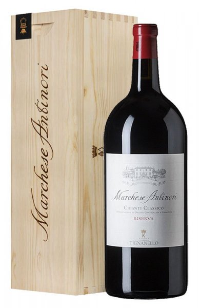 Вино "Marchese Antinori" Chianti Classico DOCG Riserva, 2020, wooden box, 1.5 л