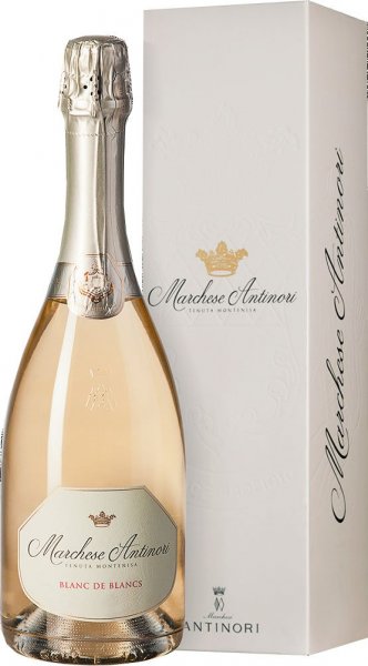 Игристое вино Marchese Antinori, Blanc de Blancs Brut, Franciacorta DOCG, gift box