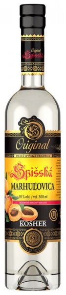 Spisska Distillery, Marhuľovica Original Kosher, 0.5 л