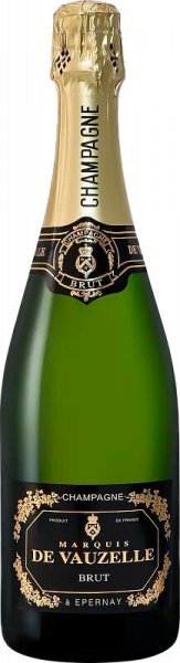 Шампанское "Marquis de Vauzelle" Brut, Champagne AOC, 2020