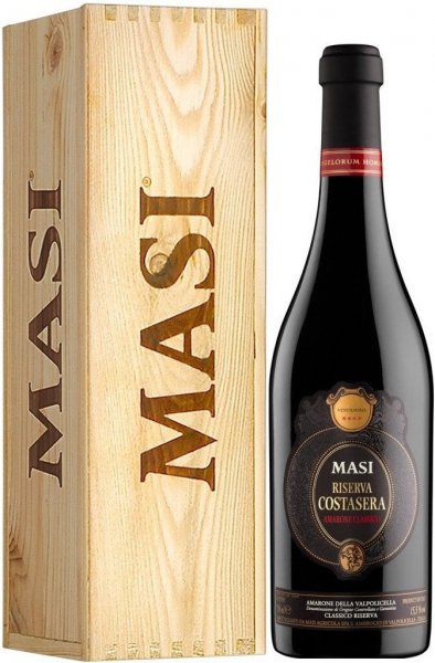Вино Masi, "Costasera" Amarone Classico Riserva DOC, 2015, wooden box