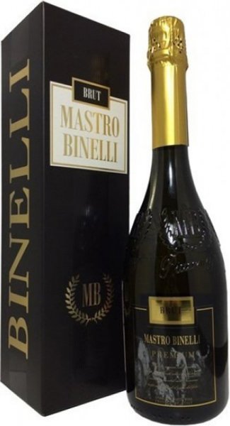 Игристое вино "Mastro Binelli" Premium Brut, gift box