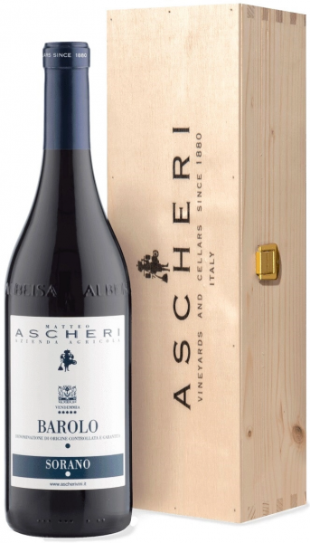 Вино Matteo Ascheri, Barolo "Sorano" DOCG, 2019, wooden box