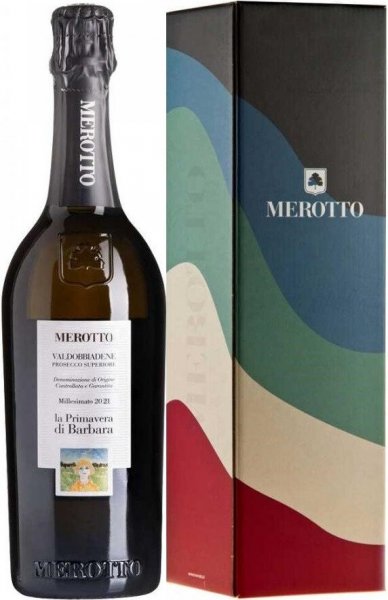Игристое вино Merotto, "La Primavera di Barbara", Valdobbiadene Prosecco Superiore DOCG, 2021, gift box, 1.5 л
