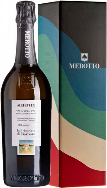 Игристое вино Merotto, "La Primavera di Barbara", Valdobbiadene Prosecco Superiore DOCG, 2020, gift box, 1.5 л