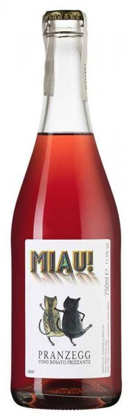 Игристое вино Pranzegg, "MIAU!" Ancestral Rosato Frizzante, 2020