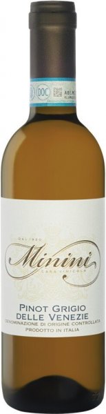 Вино Minini, Pinot Grigio delle Venezie DOC, 2022, 375 мл