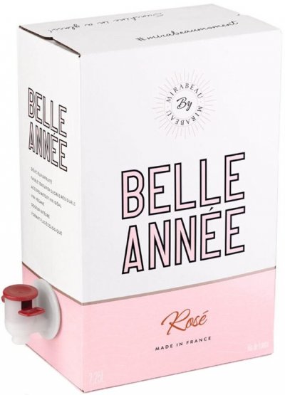 Вино Mirabeau, "Belle Annee" Rose, 2020, bag-in-box, 2.25 л