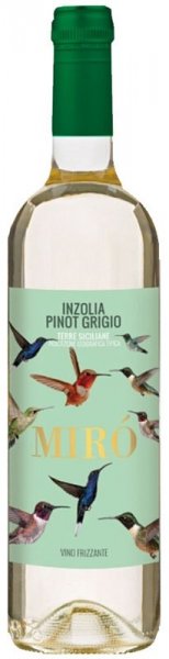 Игристое вино MIRO', Inzolia Pinot Grigio Frizzante, Terre Siciliane IGT