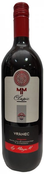 Вино ММ Classic, Vranec, 1 л