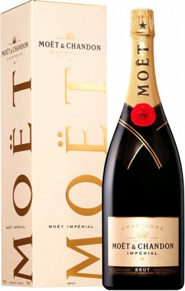 Шампанское Moet & Chandon, Brut "Imperial", gift box, 1.5 л