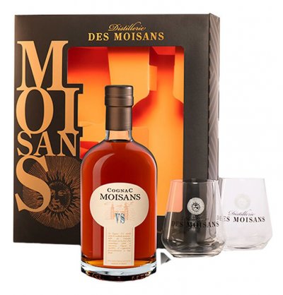 Набор "Moisans" VS, gift set with 2 glasses