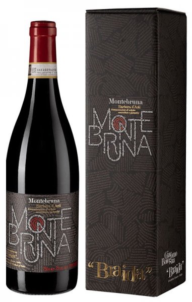 Вино "Montebruna" Barbera d'Asti DOCG, 2018, gift box