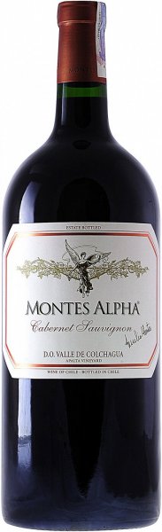 Вино "Montes Alpha" Cabernet Sauvignon, Valle de Colchagua DO, 2020, 3 л