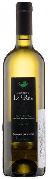 Вино Chateau Le Raz, Montravel AOC Sec Sur Lie, 2021