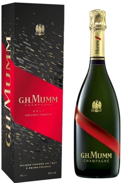 Шампанское Mumm, "Cordon Rouge" AOC, gift box