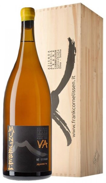 Вино Frank Cornelissen, "Munjebel" VA Bianco, Terre Siciliane IGP, 2020, wooden box, 1.5 л