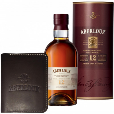Набор "Aberlour" 12 Years Old, gift tube with cardholder