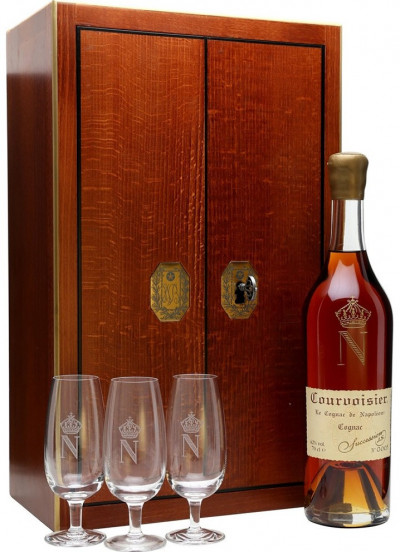 Набор Courvoisier "Succession J.S.", gift set with 4 glasses