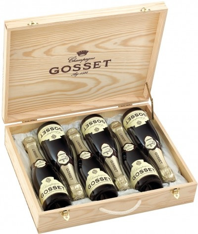 Набор Gosset, Brut Excellence, 6 Bottle Wooden Box Set