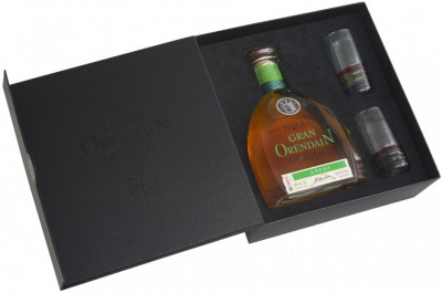 Набор "Gran Orendain" Anejo, gift box with 2 glasses