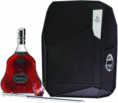 Набор "Hennessy" X.O., gift box with 6 glasses and dispenser