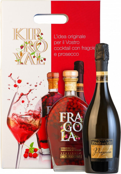Набор "Kir Royale" (Fragola & Prosecco), gift box