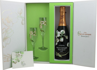 Набор Perrier-Jouet, "Belle Epoque" Brut, gift set with two glasses