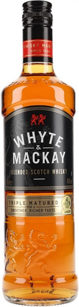 Набор "Whyte & Mackay" Triple Matured, gift box with two glasses