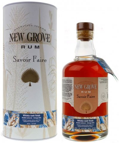 Ром "New Grove" Savoir Faire Whisky Rozelieures Finish, 2013, in tube, 0.7 л