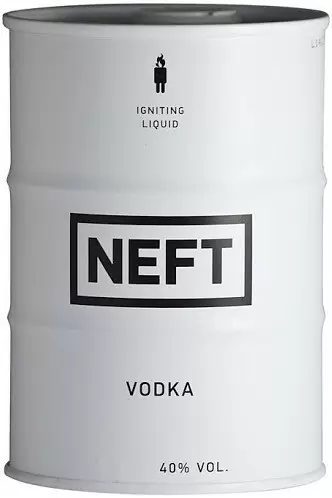 Водка "Neft", white barrel, 0.7 л